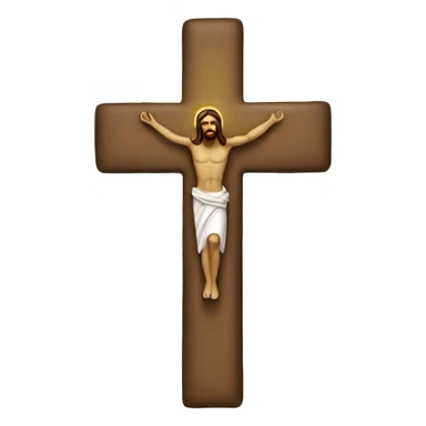 Cross with Jesus on it  sticker