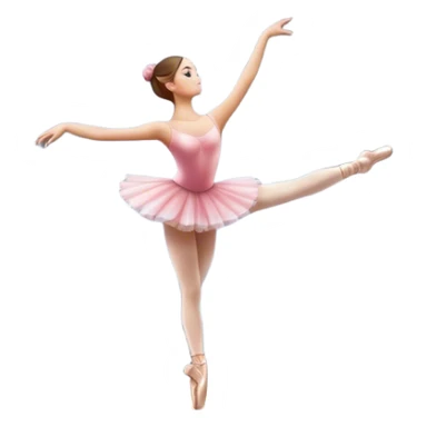 Icon for Ballet: a theater stage with silhouette of a ballerina in an elegant pose, surrounded by spotlight and stage lights. The icon should convey the grace and beauty of ballet, with focus on the dancer and the dramatic lighting. Transparent background. sticker