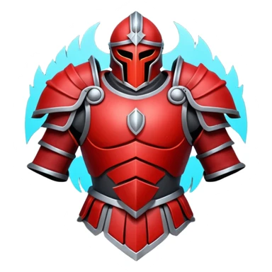 Ares war armor object icon, heavy Greek battle armor, dark steel and crimson red theme, massive shoulder armor, sharp edges, glowing red runes, intimidating design, 3D cartoon, mobile game icon style, centered, clean background, no text, no watermark

 sticker