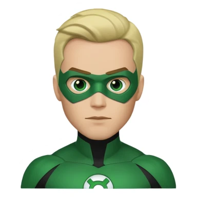 Green Lantern from Justice League sticker