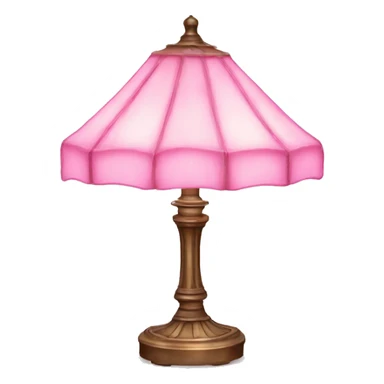 Pink Tiffany lamp sticker