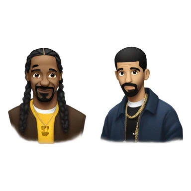 Snoop dog and drake and 21 savage  sticker