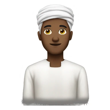  Man in thobe but with no eyes  sticker