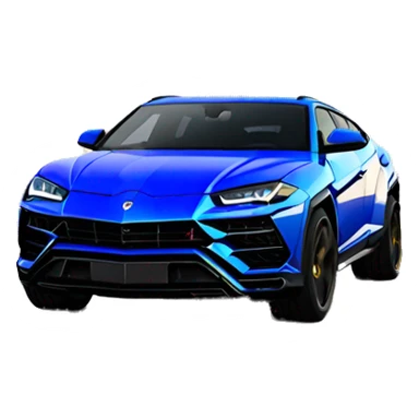 Lamborghini Urus Blue color sticker