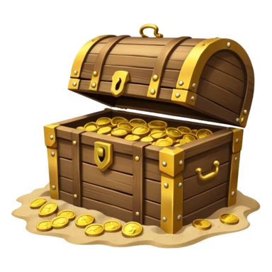 Buried treasure sticker