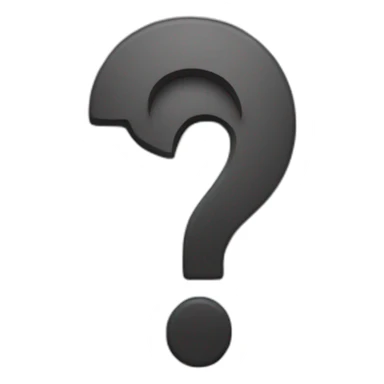 question mark face with body  sticker