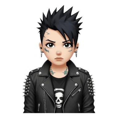 Punk culture sticker