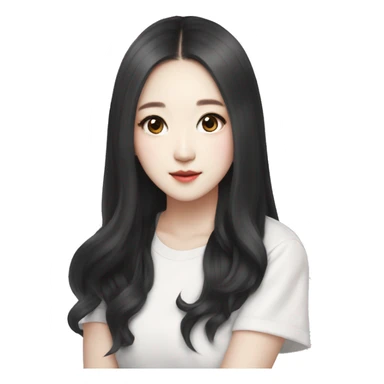 pretty wonyoung from the kpop band called ive sticker