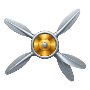 airplane propeller sticker
