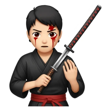 Faz o quê tomando uma facada de katana  sticker