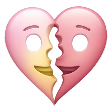 Couple-of-hearts-coloured-light-pastel-shade sticker