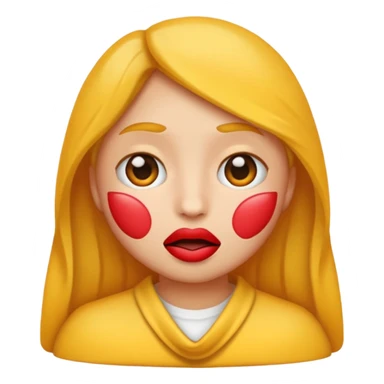 Crea un emoji de una person fea llorando sticker