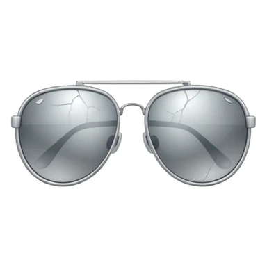Sunglasses broken sticker