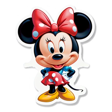 Minnie Mouse sticker
