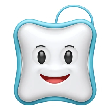 dental floss plastic sticker