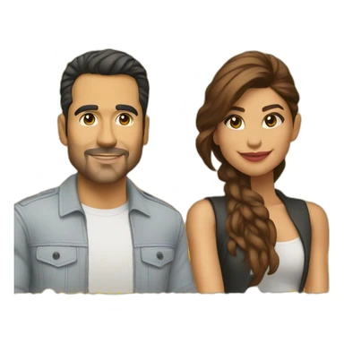 Ricardo Antonio Chavira and Zendaya sticker