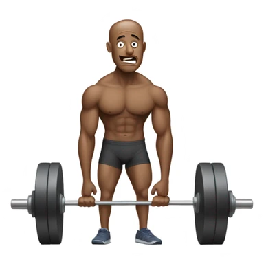 Thin man fitness funny sticker