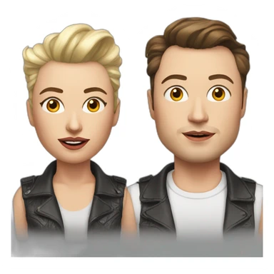 Elon-Musk-DragQueen-Realistic sticker