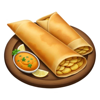 masala dosa in soiuth indoian styke sticker