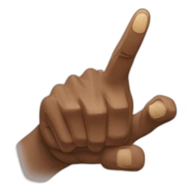 Kobe Bryant points index finger up sticker