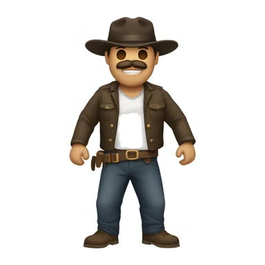 Hombre soldando sticker