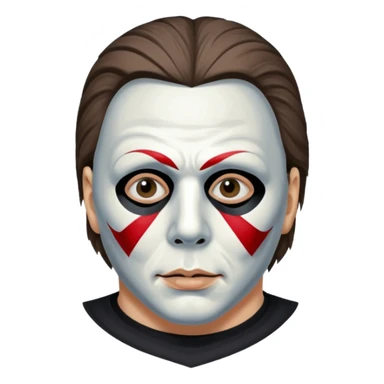 Michael Myers but with the Kiss make up on the mask sticker