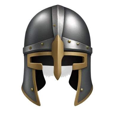 medieval war helmet emoji sticker