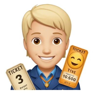 crea un avatar come personaggio ticket to ride ma solo viso sticker