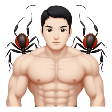 Sung Jin Woo from Solo Leveling facing the ant king of Jeju Island sticker