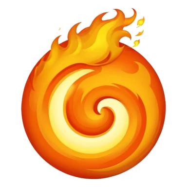 fire ball more fire sticker