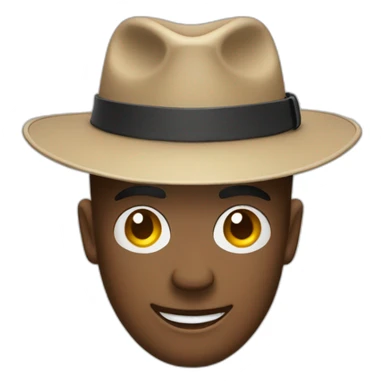 fedora with safari flaps sticker