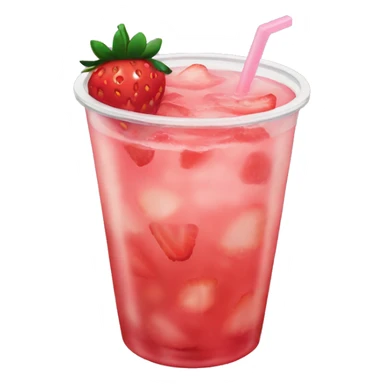 strawberry boba lemonade  sticker