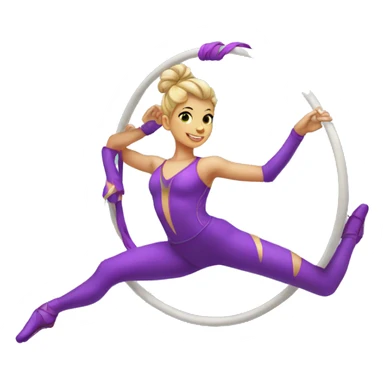 aerial hoop aerialist sticker