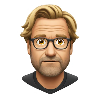 Klopp dizzy head sticker