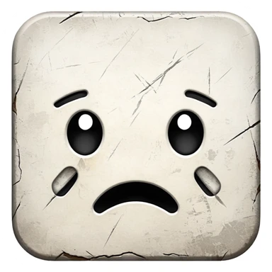 weiß durchgestrischen sticker