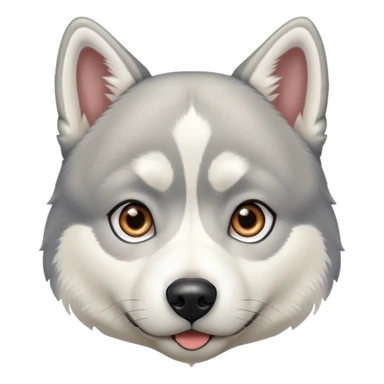 Chien husky sticker