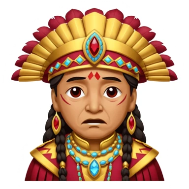 An fsu emoji with an fsu fan crying/depressed so a Seminole make it chief Osceola with Garnett and gold included sticker