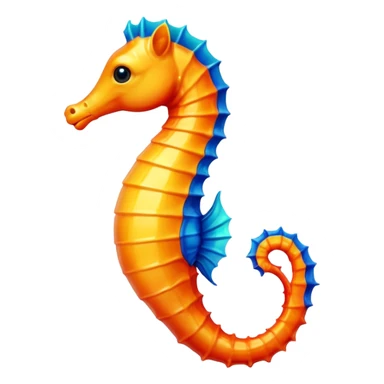 Seahorse - чтобы выглядил как настоящий эмодзи sticker