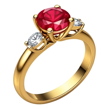 glitter rubi diamond married ring sticker