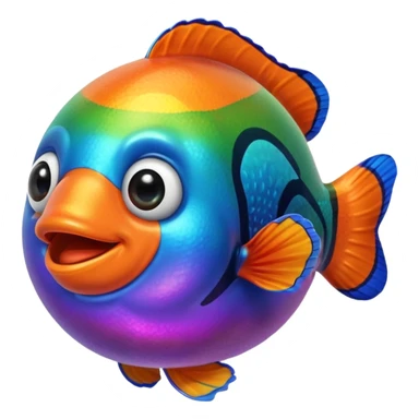 Ball of Goo of Rainbow Clownfish  sticker