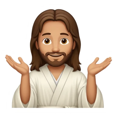 Jesus telling a story sticker