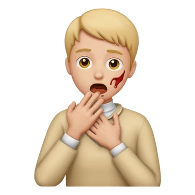 choking myself emoji sticker