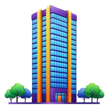 I want a 7 floors building with 7 colours. Starting with violet, indigo, blue, green, yellow, orange , red sticker