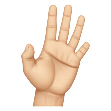 Palm in the stomach sticker