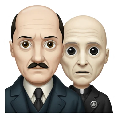 Adolf Hitler mit Lord Voldemort  sticker