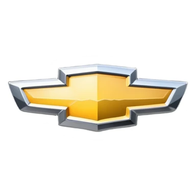 Chevrolet logo black instead of gold sticker