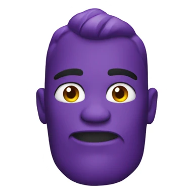 fuego morado sticker