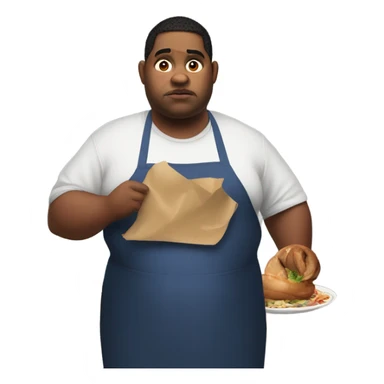 Contestant from 600 lb life with food sticker