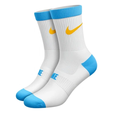 nike white socks sticker