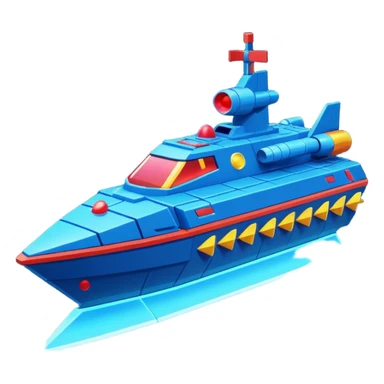 a galaga ship in a pixellated 1980s retro video game style sticker